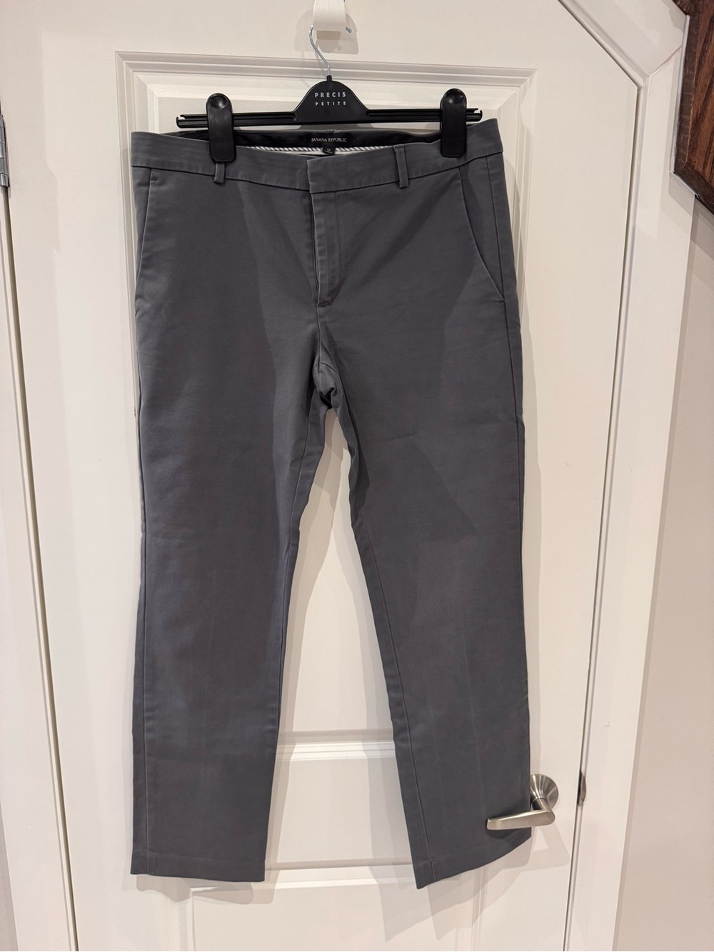 Banana Republic Women’s Charcoal Slim Chinos
